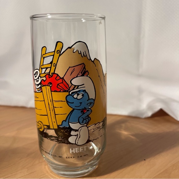 Smurfs Hefty Glass Vintage - Picture 2 of 9